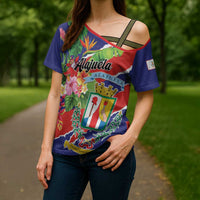 Personalized Costa Rica Alajuela Province Cross Shoulder Shirt - Wonder Print Shop