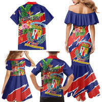 Personalized Costa Rica Alajuela Province Family Matching Mermaid Dress and Hawaiian Shirt - Wonder Print Shop