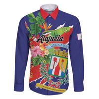 Personalized Costa Rica Alajuela Province Family Matching Tank Maxi Dress and Hawaiian Shirt - Wonder Print Shop