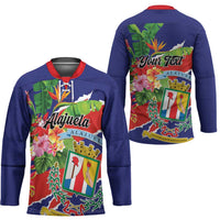 Personalized Costa Rica Alajuela Province Hockey Jersey - Wonder Print Shop