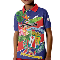 Personalized Costa Rica Alajuela Province Kid Polo Shirt - Wonder Print Shop