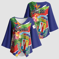 Personalized Costa Rica Alajuela Province Kimono Sleeve Blouse - Wonder Print Shop