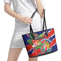 Costa Rica Alajuela Province Leather Tote Bag - Wonder Print Shop