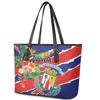 Costa Rica Alajuela Province Leather Tote Bag - Wonder Print Shop