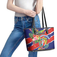 Costa Rica Alajuela Province Leather Tote Bag - Wonder Print Shop