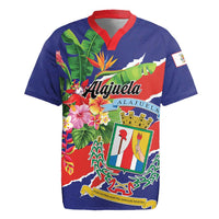 Personalized Costa Rica Alajuela Province Rugby Jersey - Wonder Print Shop