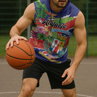 Personalized Costa Rica Alajuela Province Sleeveless Hoodie - Wonder Print Shop