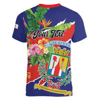 Personalized Costa Rica Alajuela Province Women V-Neck T-Shirt - Wonder Print Shop