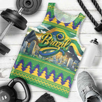 Brazil Christmas Feliz Natal Men Tank Top - Wonder Print Shop
