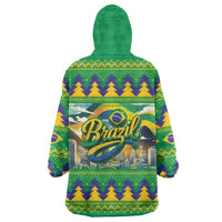 Brazil Christmas Feliz Natal Wearable Blanket Hoodie - Wonder Print Shop