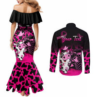 personalised-save-the-udders-couples-matching-mermaid-dress-and-long-sleeve-button-shirts-farmer-day-breast-cancer-awareness