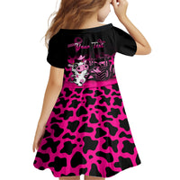 Personalised Save The Udders Family Matching Off Shoulder Maxi Dress and Hawaiian Shirt Farmer Day Breast Cancer Awareness - Wonder Print Shop