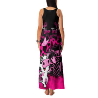 Personalised Save The Udders Family Matching Tank Maxi Dress and Hawaiian Shirt Farmer Day Breast Cancer Awareness - Wonder Print Shop