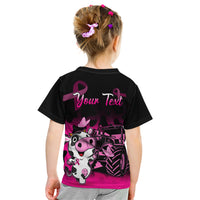 Personalised Save The Udders Kid T Shirt Farmer Day Breast Cancer Awareness - Wonder Print Shop