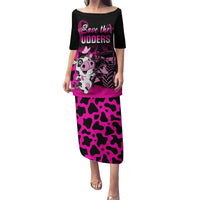 Personalised Save The Udders Puletasi Farmer Day Breast Cancer Awareness - Wonder Print Shop