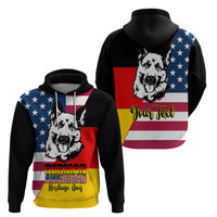 Personalised German American Heritage Day Hoodie German Shepherd Dog - Wonder Print Shop