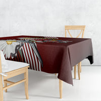 Latvia Independence Day Tablecloth Latvijas White Wagtail With Daisy Flowers - Wonder Print Shop