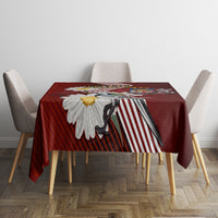 Latvia Independence Day Tablecloth Latvijas White Wagtail With Daisy Flowers - Wonder Print Shop
