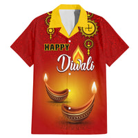 Personalised Diwali Festival Family Matching Mermaid Dress and Hawaiian Shirt Diya With Paisley Pattern - Wonder Print Shop