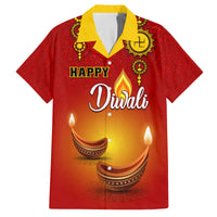 Personalised Diwali Festival Family Matching Tank Maxi Dress and Hawaiian Shirt Diya With Paisley Pattern - Wonder Print Shop