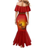 Personalised Diwali Festival Mermaid Dress Diya With Paisley Pattern - Wonder Print Shop