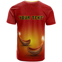 Personalised Diwali Festival T Shirt Diya With Paisley Pattern - Wonder Print Shop