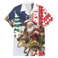 Kangaroo Australia Christmas Family Matching Puletasi and Hawaiian Shirt Xmas Pattern - Wonder Print Shop