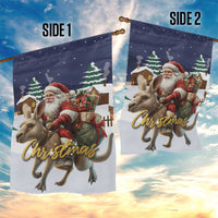 Kangaroo Australia Christmas Garden Flag Xmas Pattern - Wonder Print Shop