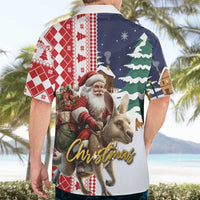 Kangaroo Australia Christmas Hawaiian Shirt Xmas Pattern - Wonder Print Shop