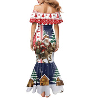 Kangaroo Australia Christmas Mermaid Dress Xmas Pattern - Wonder Print Shop