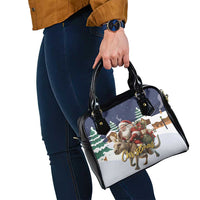 Kangaroo Australia Christmas Shoulder Handbag Xmas Pattern