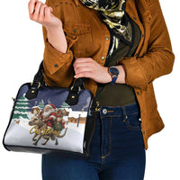 Kangaroo Australia Christmas Shoulder Handbag Xmas Pattern