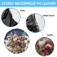 Kangaroo Australia Christmas Spare Tire Cover Xmas Pattern - Wonder Print Shop