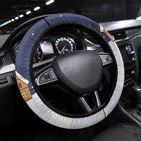 Kangaroo Australia Christmas Steering Wheel Cover Xmas Pattern - Wonder Print Shop