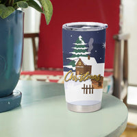 Kangaroo Australia Christmas Tumbler Cup Xmas Pattern - Wonder Print Shop