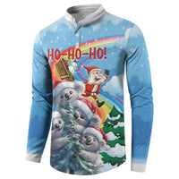 Personalised Australia Koala Christmas Button Sweatshirt Santa Claus Ho Ho Ho - Wonder Print Shop