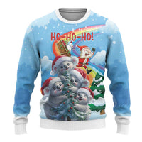 Australia Koala Christmas Ugly Christmas Sweater Santa Claus Ho Ho Ho - Wonder Print Shop