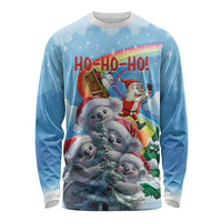 Personalised Australia Koala Christmas Long Sleeve Shirt Santa Claus Ho Ho Ho - Wonder Print Shop