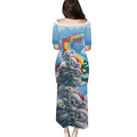 Personalised Australia Koala Christmas Puletasi Santa Claus Ho Ho Ho - Wonder Print Shop