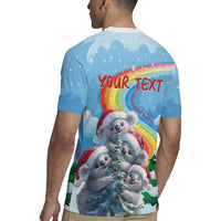 Personalised Australia Koala Christmas Rugby Jersey Santa Claus Ho Ho Ho - Wonder Print Shop