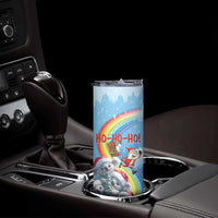 Personalised Australia Koala Christmas Skinny Tumbler Santa Claus Ho Ho Ho - Wonder Print Shop