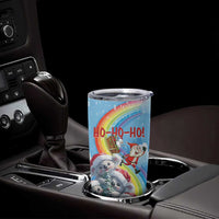 Personalised Australia Koala Christmas Tumbler Cup Santa Claus Ho Ho Ho - Wonder Print Shop