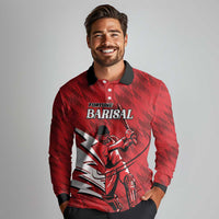 Custom Barishal Cricket Fortune Long Sleeve Polo Shirt Southern Army Champions - Wonder Print Shop