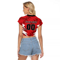 Custom Barishal Cricket Fortune Raglan Cropped T Shirt Southern Army Champions - Wonder Print Shop