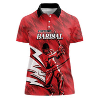 Custom Barishal Cricket Fortune Women Polo Shirt Southern Army Champions - Wonder Print Shop