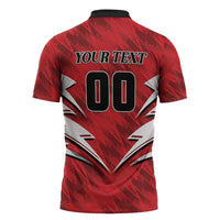 Custom Barishal Cricket Fortune Zipper Polo Shirt Southern Army Champions - Wonder Print Shop