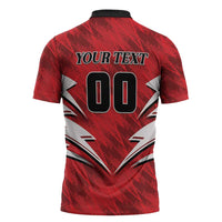 Custom Barishal Cricket Fortune Zipper Polo Shirt Southern Army Champions - Wonder Print Shop