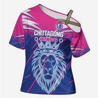 Custom Chittagong Cricket Cross Shoulder Shirt Faith Honour Strength - Wonder Print Shop