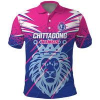 Custom Chittagong Cricket Polo Shirt Faith Honour Strength - Wonder Print Shop