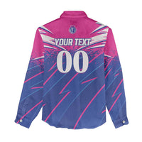 Custom Chittagong Cricket Women Casual Shirt Faith Honour Strength - Wonder Print Shop